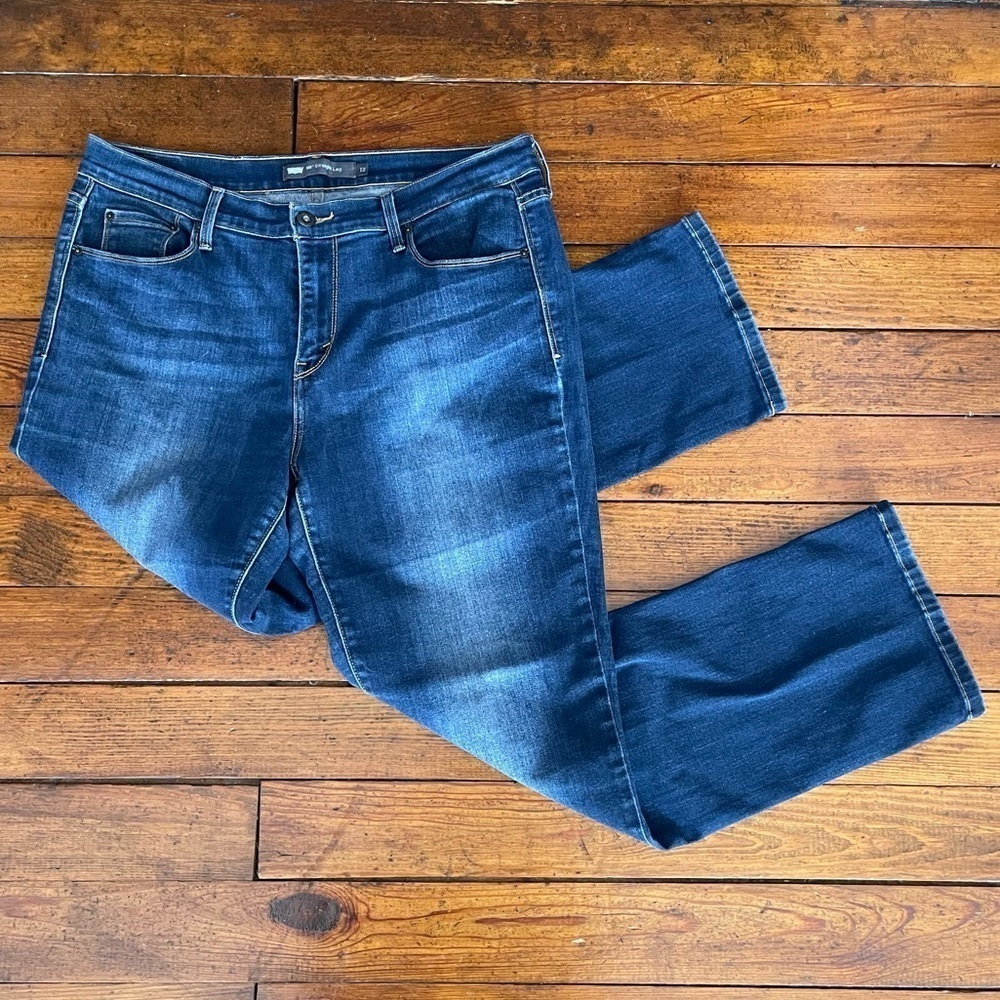 Levi 505 Straight Leg Jeans 12